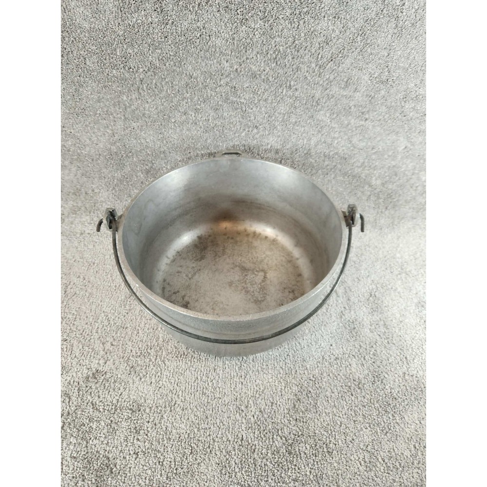 Club Aluminum Dutch Oven Silver Hammered Hammercraft Vintage Pot 12in - Picture 2 of 11